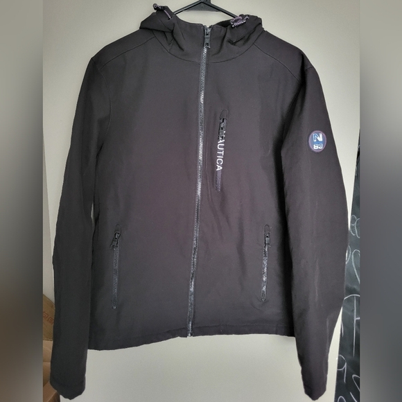 Nautica Black Men's Jacket, Size Medium - Picture 1 of 6